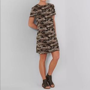Fitz + Eddie Camo T-Shirt Dress
